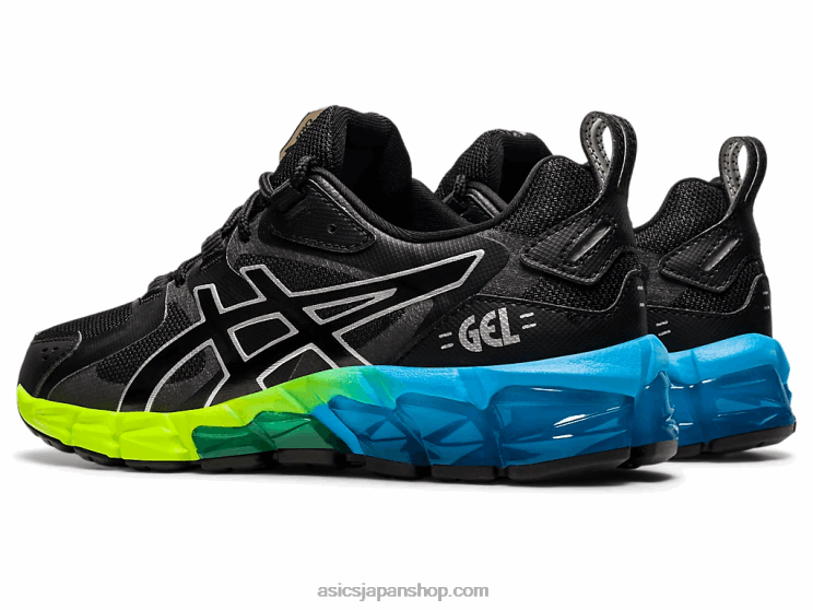 ゲル量子 180 6 年生 L20V4315Asics ブラック/アイズリブルー