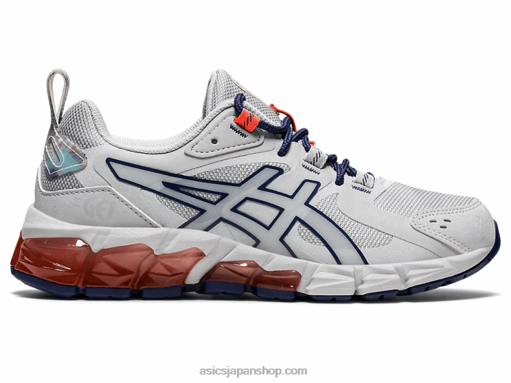 ゲル量子 180 小学校 L20V4513Asics グレイシャーグレー/サンダーブルー
