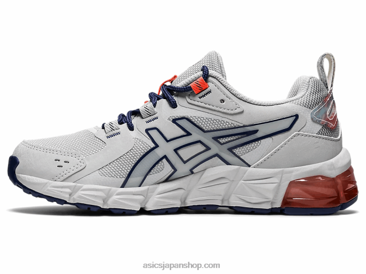 ゲル量子 180 小学校 L20V4513Asics グレイシャーグレー/サンダーブルー