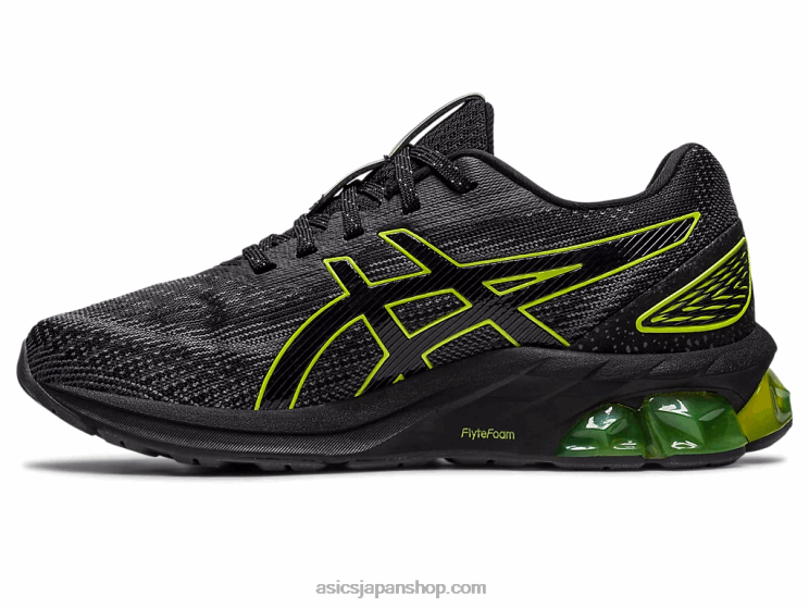 ゲル量子 180 vii 小学校 L20V4300Asics ブラック/ネオンライム