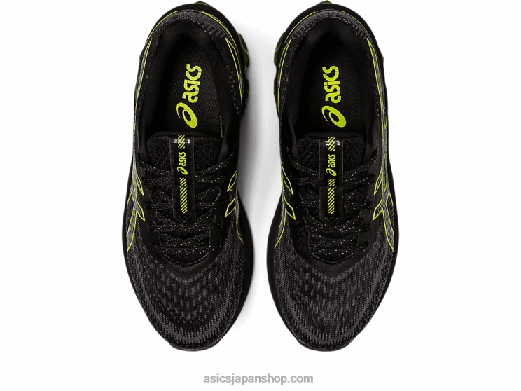 ゲル量子 180 vii 小学校 L20V4300Asics ブラック/ネオンライム