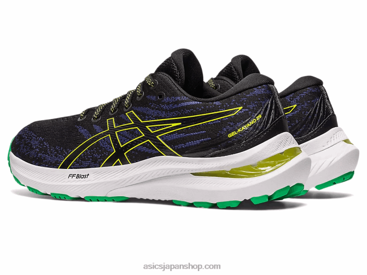 ゲルカヤノ 29 小学校 L20V4291Asics ブラック/ライムの皮