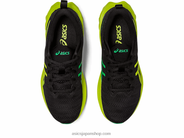 ノバブラスト2年生 L20V4309Asics ブラック/ライムの皮