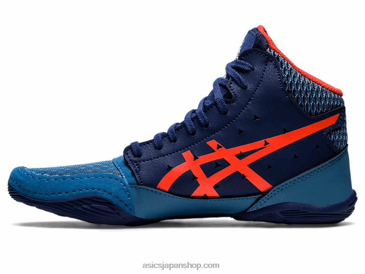スナップダウン 3 年生 L20V4423Asics 紺碧/白