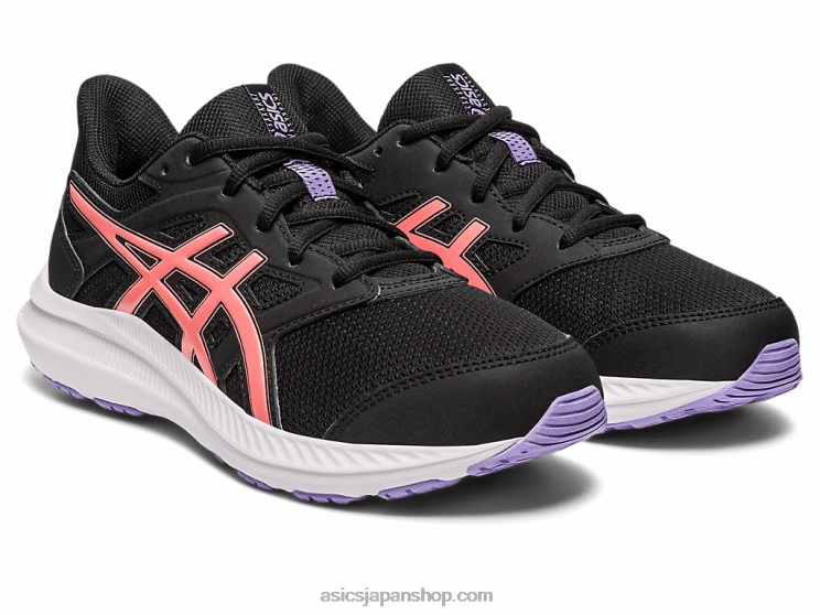 ジョルト4年生 L20V4251Asics ブラック/パパイヤ
