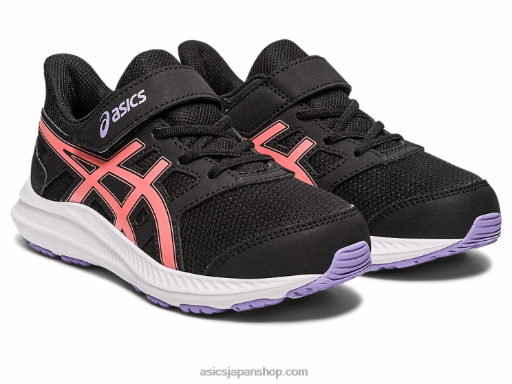 ジョルト 4 プリスクール L20V4274Asics ブラック/パパイヤ