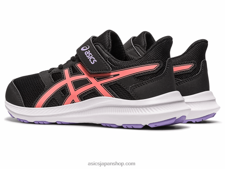 ジョルト 4 プリスクール L20V4274Asics ブラック/パパイヤ