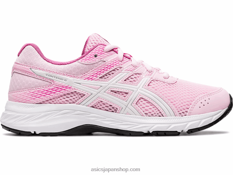 小学校6年生と対戦する L20V4566Asics 綿菓子/白