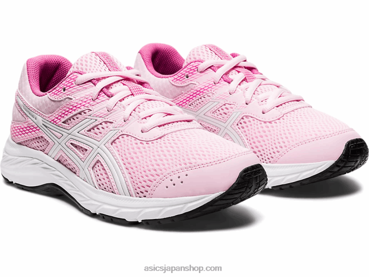 小学校6年生と対戦する L20V4566Asics 綿菓子/白