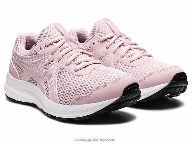 7年生の学校と戦う L20V4476Asics かろうじてローズ/ホワイト
