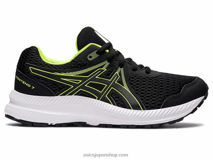 7年生の学校と戦う L20V4486Asics ブラック/ハザードグリーン