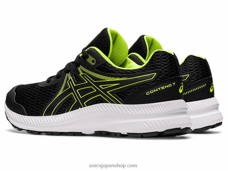 7年生の学校と戦う L20V4486Asics ブラック/ハザードグリーン
