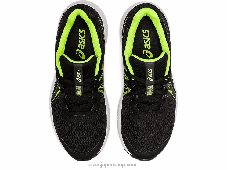 7年生の学校と戦う L20V4486Asics ブラック/ハザードグリーン