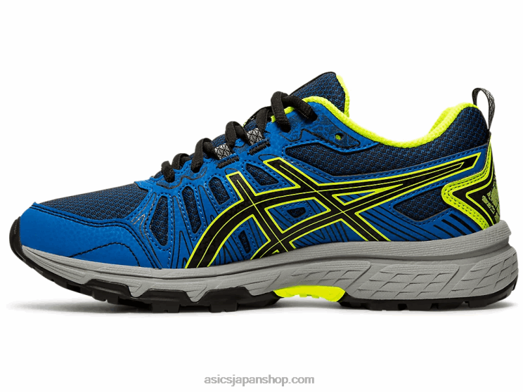 ゲルベンチャー 7 年生 L20V4570Asics ブラック/セーフティイエロー