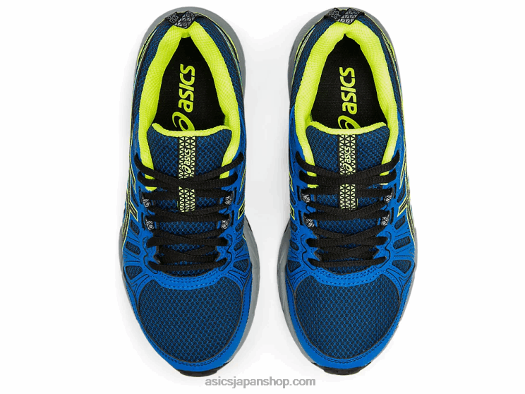 ゲルベンチャー 7 年生 L20V4570Asics ブラック/セーフティイエロー