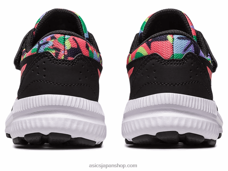 コンテスト 8 プリスクール L20V4249Asics ブラック/パパイヤ