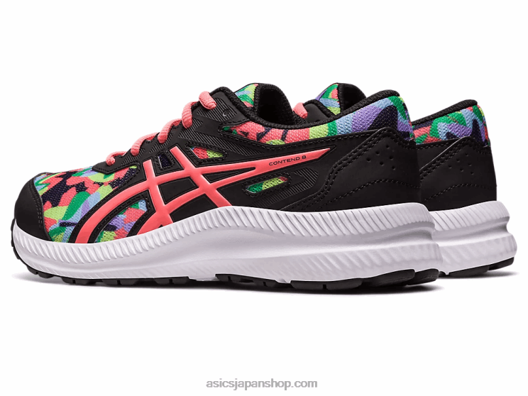 8年生の学校と戦う L20V4250Asics ブラック/パパイヤ