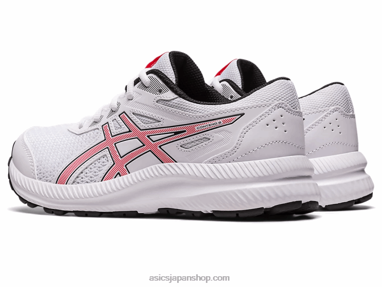 8年生の学校と戦う L20V4281Asics ホワイト/エレクトリックレッド