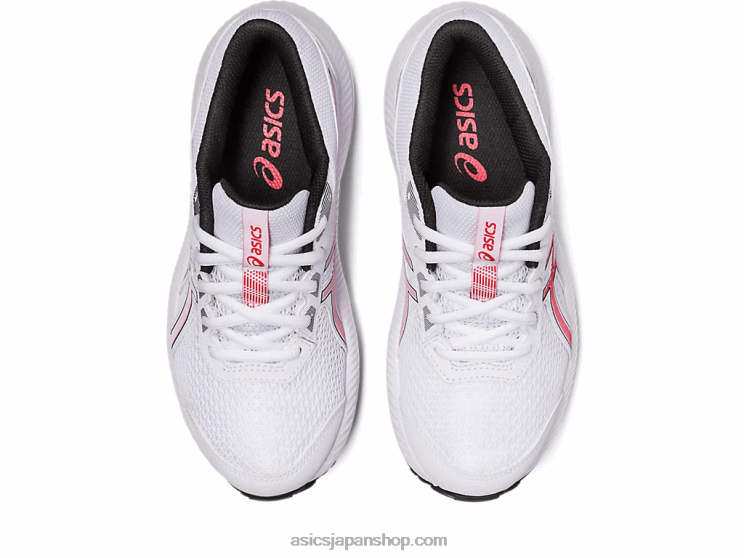8年生の学校と戦う L20V4281Asics ホワイト/エレクトリックレッド