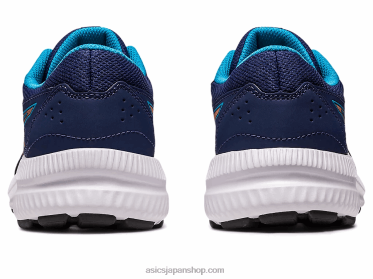 8年生の学校と戦う L20V4286Asics インディゴブルー/サンピーチ