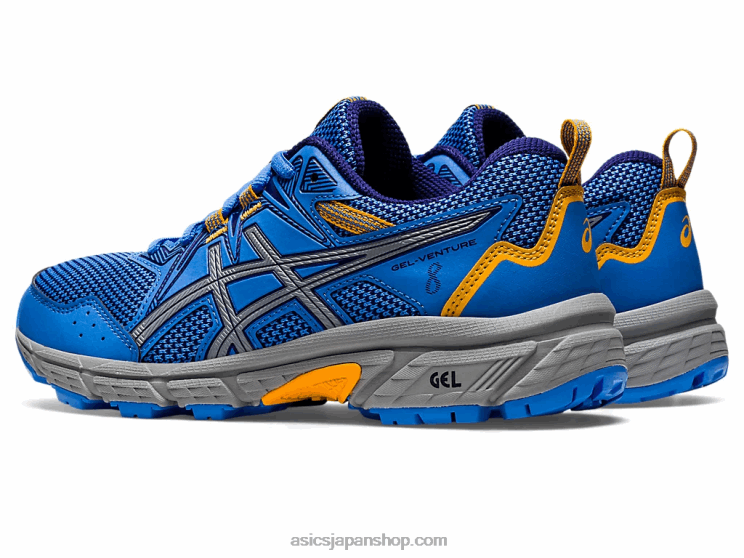 ゲルベンチャー 8 年生スクール L20V4372Asics ブルーコースト/ダイブブルー