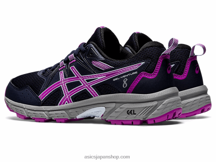 ゲルベンチャー 8 年生スクール L20V4376Asics ミッドナイト/オーキッド