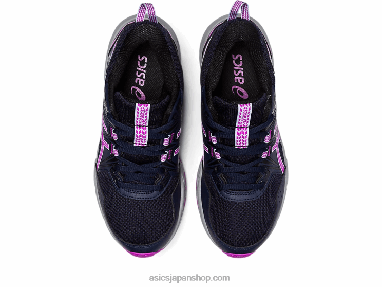 ゲルベンチャー 8 年生スクール L20V4376Asics ミッドナイト/オーキッド