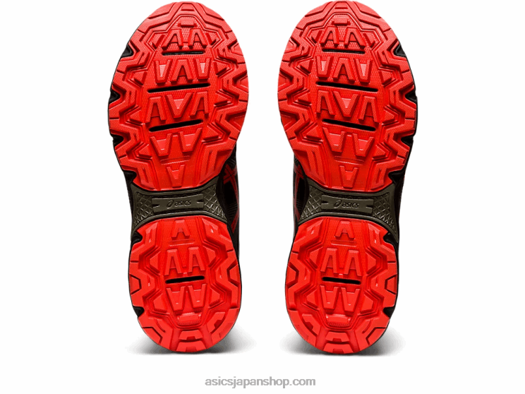 ゲルベンチャー 8 年生スクール L20V4389Asics ブラック/チェリートマト
