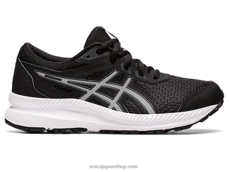 8年生の学校と戦う L20V4395Asics 黒、白