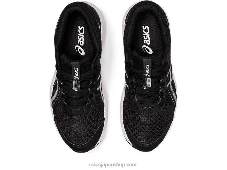 8年生の学校と戦う L20V4395Asics 黒、白