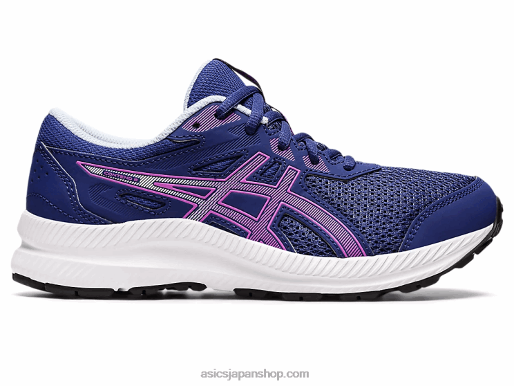 8年生の学校と戦う L20V4399Asics ダイブブルー/オーキッド