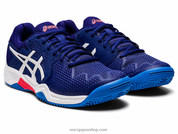 ゲル解像度 8 粘土小学校 L20V4430Asics ダイブブルー/ホワイト