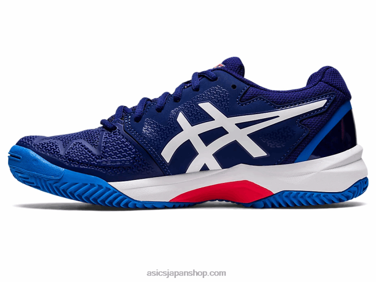 ゲル解像度 8 粘土小学校 L20V4430Asics ダイブブルー/ホワイト