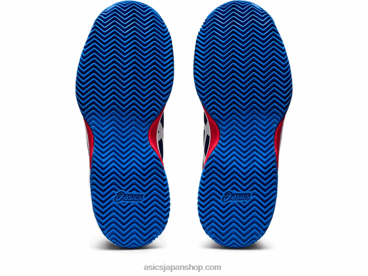 ゲル解像度 8 粘土小学校 L20V4430Asics ダイブブルー/ホワイト