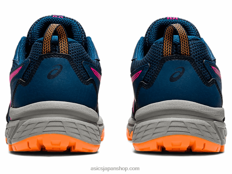 ゲルベンチャー 8 年生スクール L20V4494Asics マコブルー/ピンクグロ