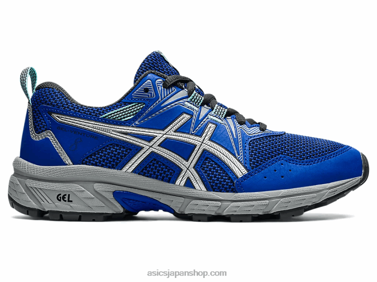 ゲルベンチャー 8 年生スクール L20V4509Asics ラピスラズリブルー/ピュアシルバー