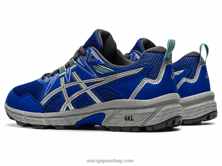 ゲルベンチャー 8 年生スクール L20V4509Asics ラピスラズリブルー/ピュアシルバー