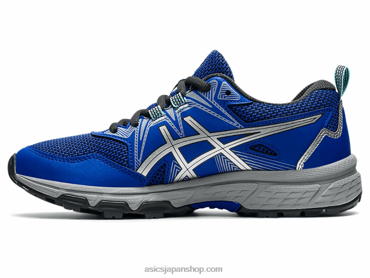 ゲルベンチャー 8 年生スクール L20V4509Asics ラピスラズリブルー/ピュアシルバー