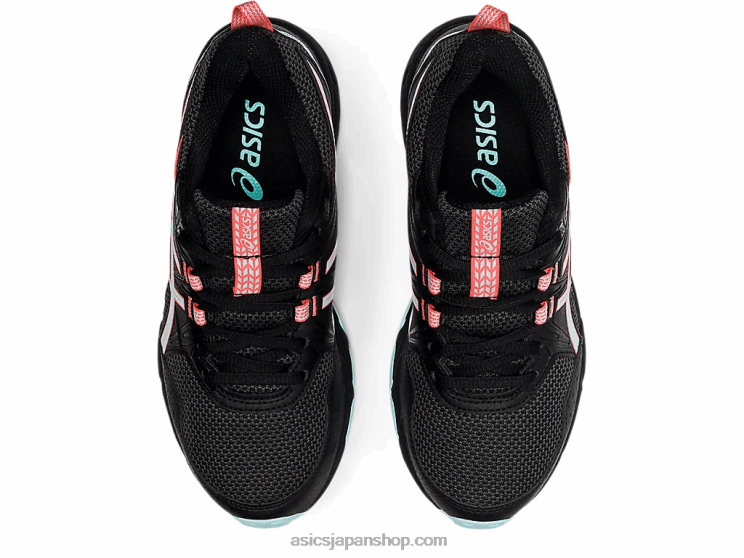 ゲルベンチャー 8 年生スクール L20V4510Asics ブラック/クリアブルー