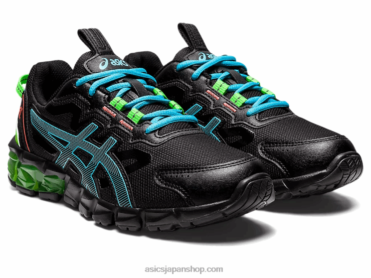ゲル量子90 3年生 L20V4373Asics ブラック/アクアリウム