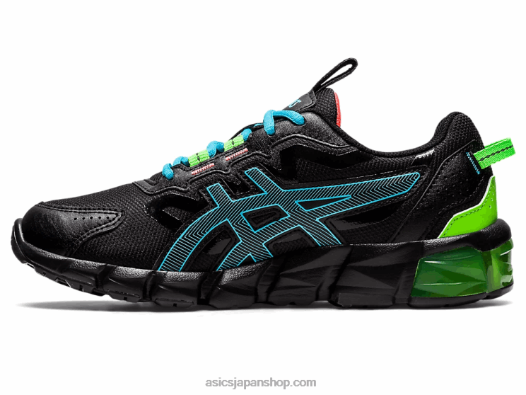ゲル量子90 3年生 L20V4373Asics ブラック/アクアリウム