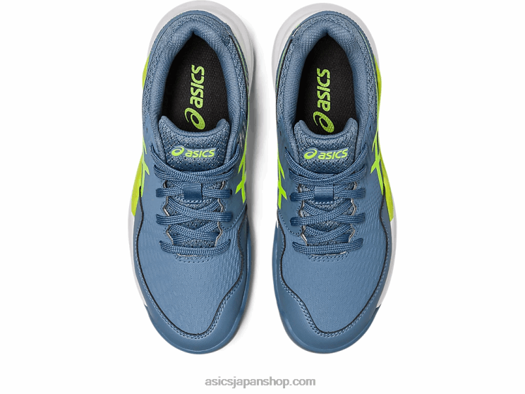 ゲル解像度 9 年生 L20V4219Asics スチールブルー/ハザードグリーン