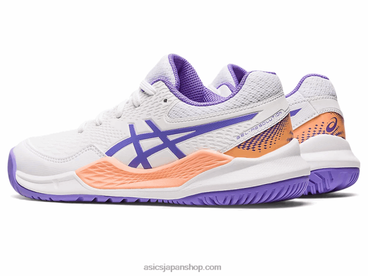 ゲル解像度 9 年生 L20V4222Asics ホワイト/アメジスト