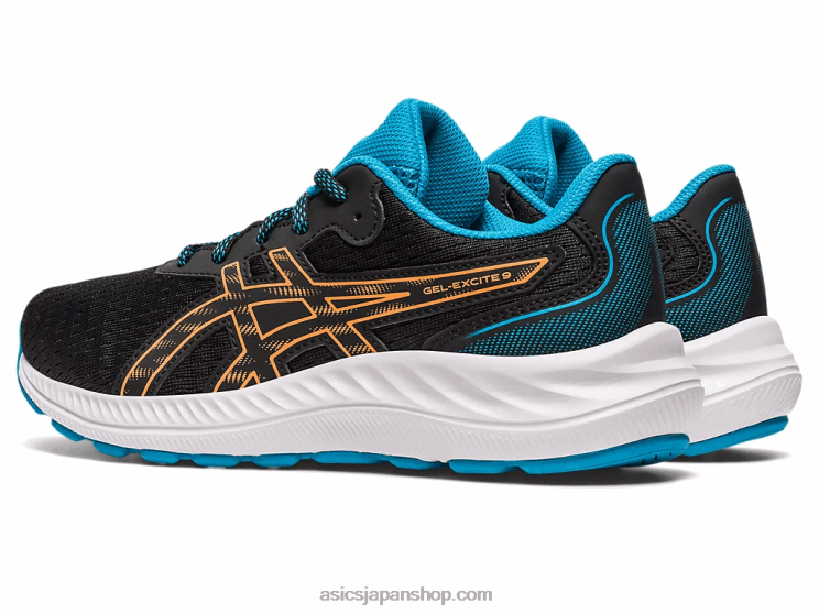 ゲルエキサイト 9 年生スクール L20V4307Asics ブラック/サンピーチ