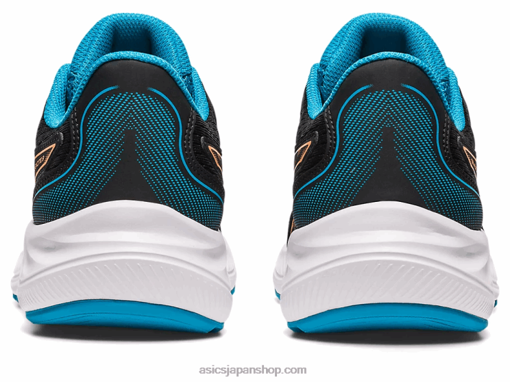 ゲルエキサイト 9 年生スクール L20V4307Asics ブラック/サンピーチ