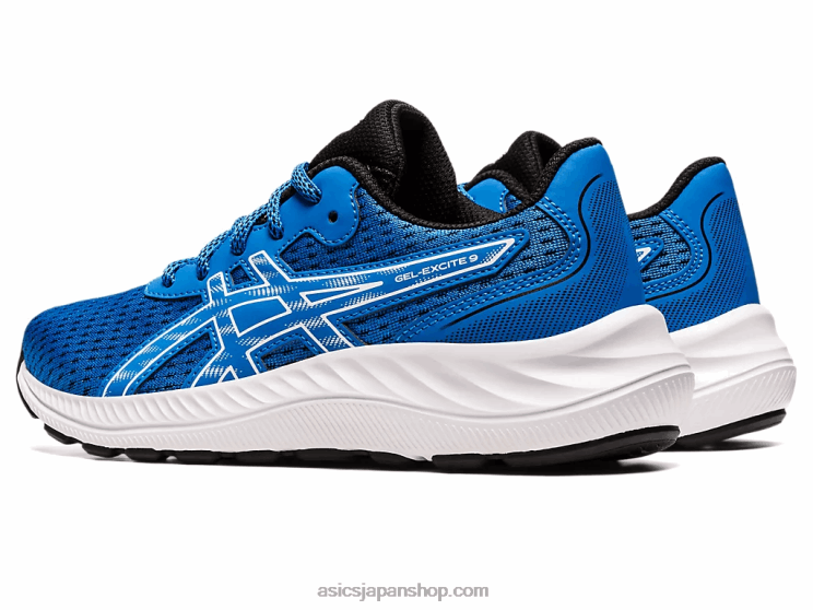ゲルエキサイト 9 年生スクール L20V4368Asics エレクトリックブルー/ホワイト