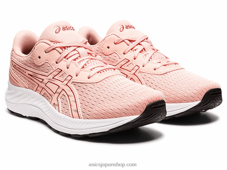 ゲルエキサイト 9 年生スクール L20V4378Asics フロストローズ/クランベリー