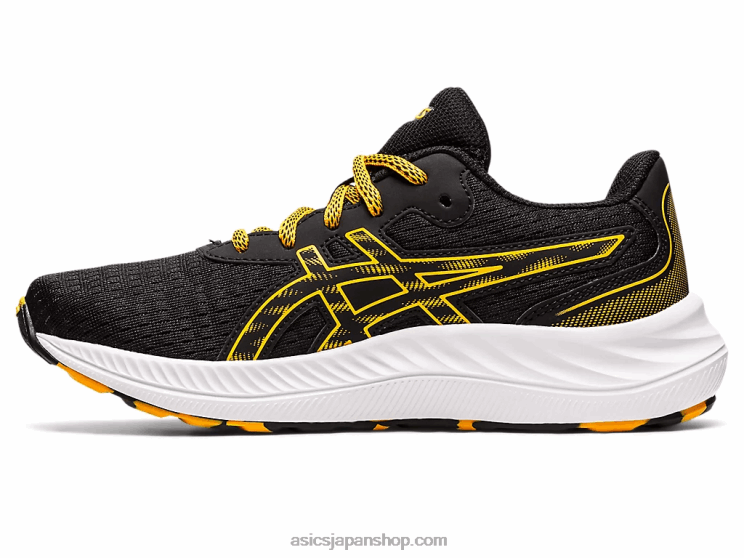 ゲルエキサイト 9 年生スクール L20V4384Asics ブラック/アンバー