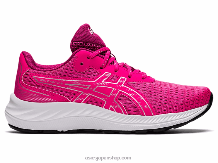 ゲルエキサイト 9 年生スクール L20V4459Asics ピンクグロ/ピュアシルバー