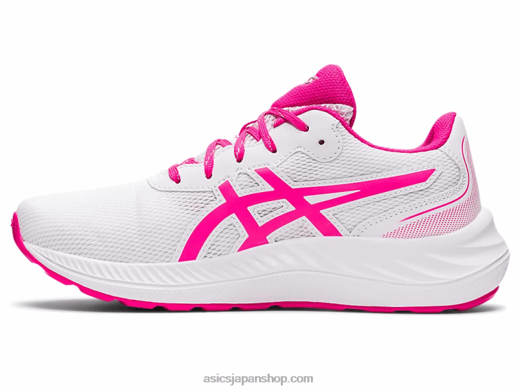 ゲルエキサイト 9 年生スクール L20V4462Asics ホワイト/ピンクグロ